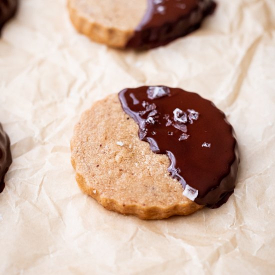 Espresso Shortbread Cookies