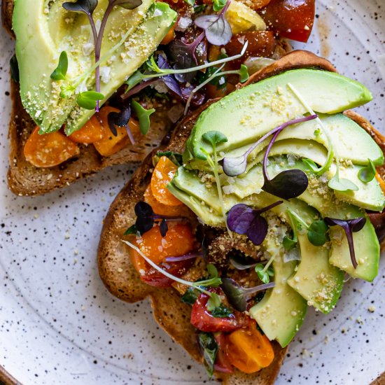 Bruschetta Avocado Toast