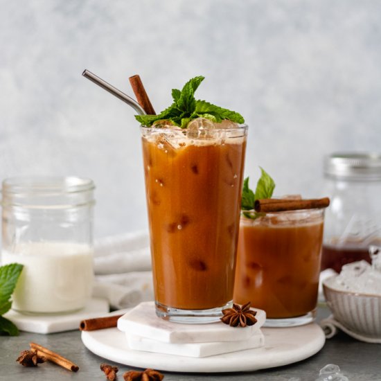 Sweet-Coconut Thai Chai Iced Tea