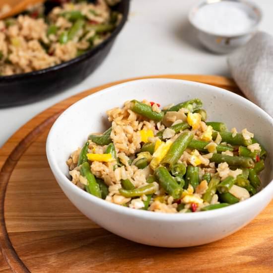 The Tastiest Green Bean Fried Rice