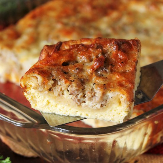 Crescent Sausage & Egg Casserole