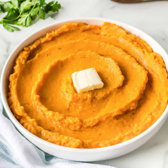 Dreamy Easy Mashed Sweet Potatoes