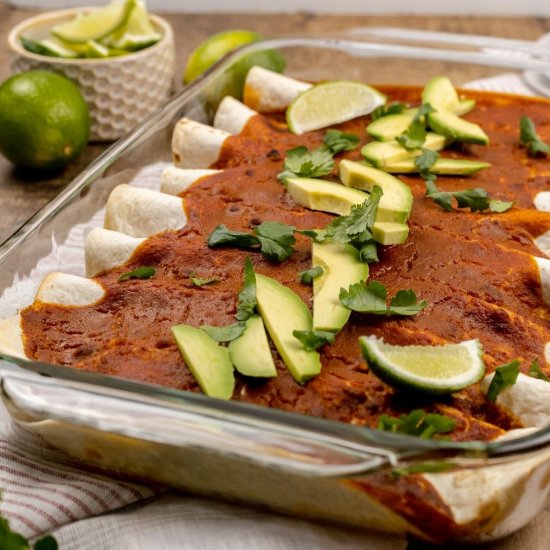 Easy Vegan Enchiladas (gluten free)