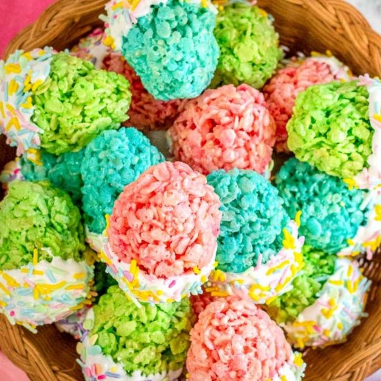 Easter Egg Rice Krispie Treats