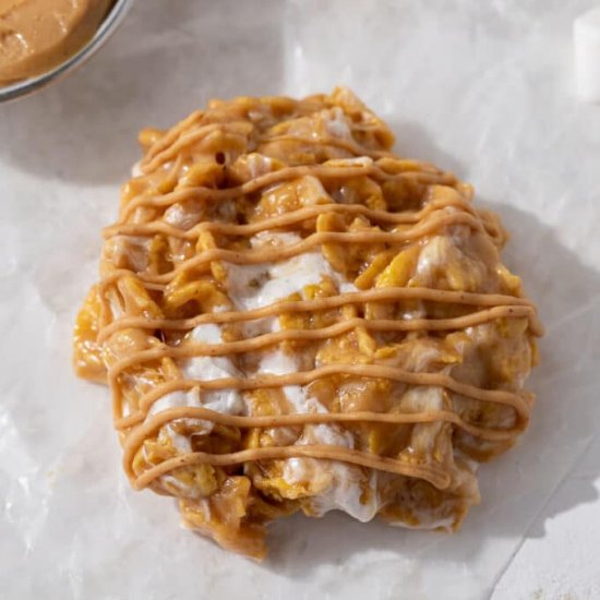 Peanut butter cornflake cookies