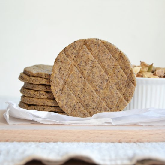 Coffee and cardamom cookies