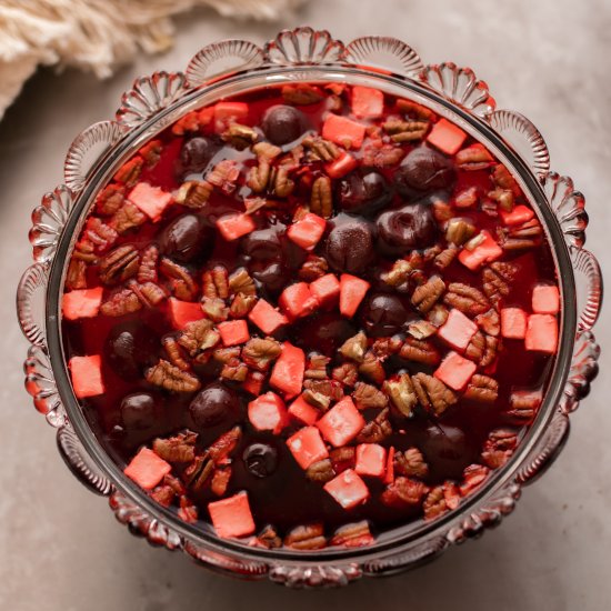 Black Cherry Jello Dessert