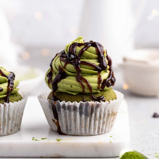 Vegan Matcha Cupcakes