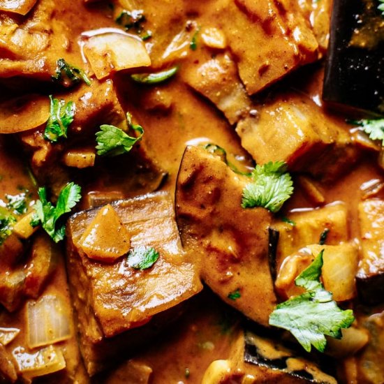 Creamy Aubergine Curry