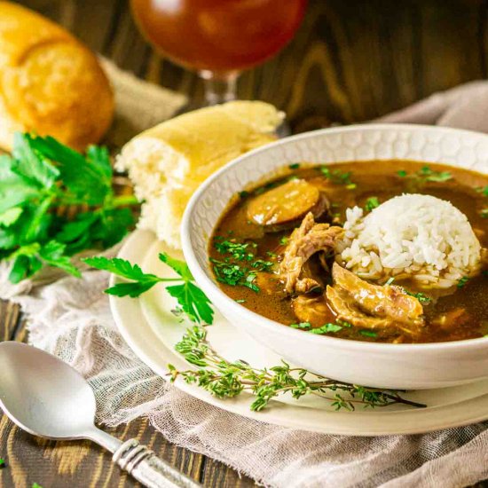 Duck Gumbo With Andouille Sausage