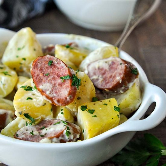 Crock Pot Sausage & Potatoes