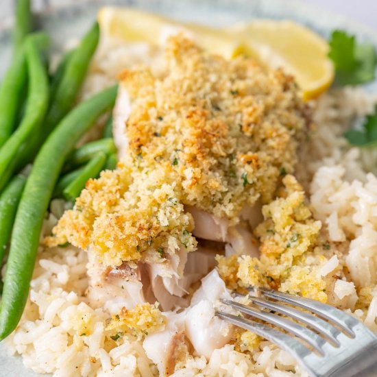 parmesan crusted cod