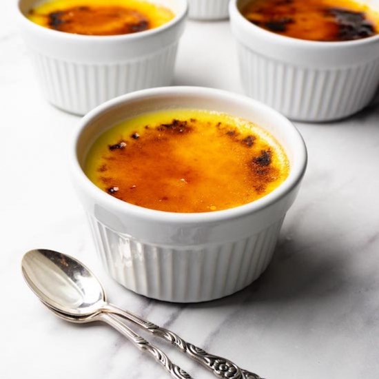 Keto creme brulee