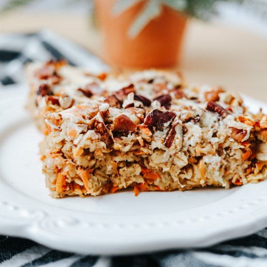 Carrot Cake Baked Oatmeal