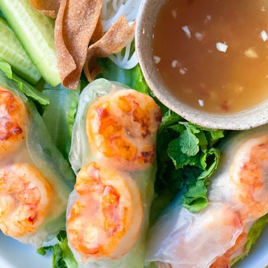 Fresh Crispy Spring Rolls