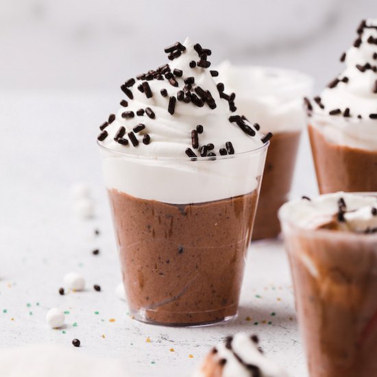 Hot Chocolate Pudding Shots