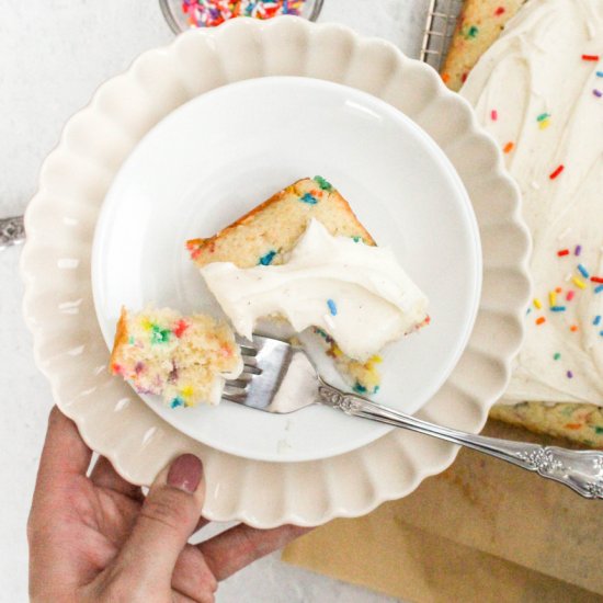 Funfetti Snack Cake