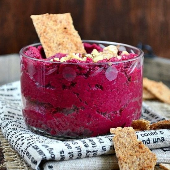 Beet hummus