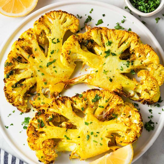 Air Fryer Cauliflower Steaks