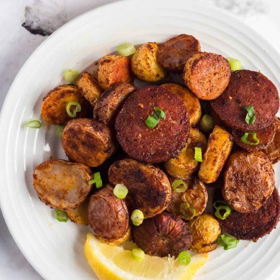 Portuguese Potatoes and Chorizo