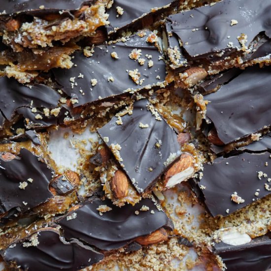 Vegan Almond Butter Bars