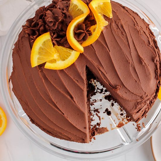 Vegan Chocolate Orange Cake