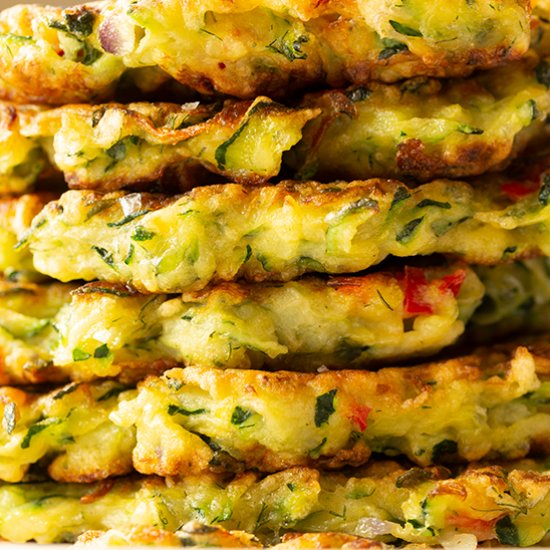 Crispy Zucchini Fritters