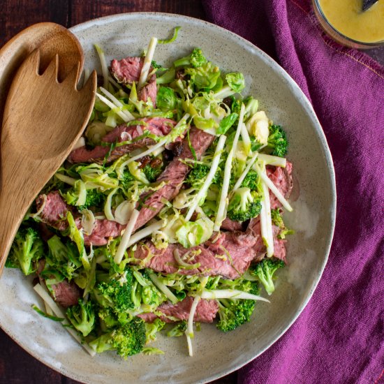 Bavette Steak & Broccoli Salad