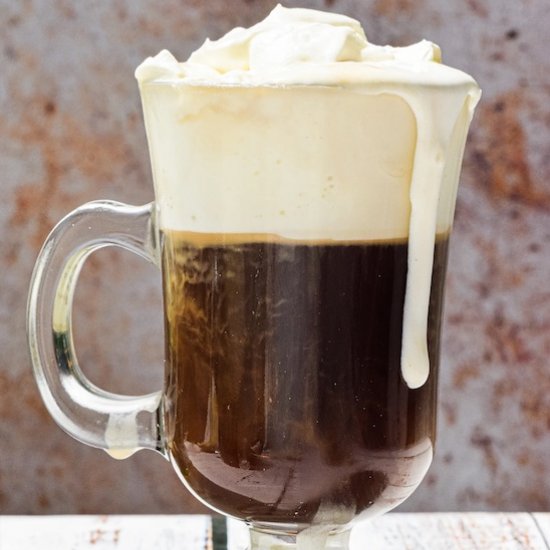 Classic Irish coffee