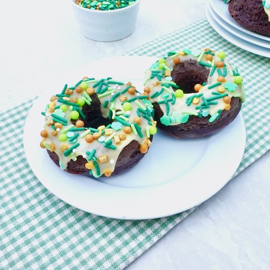 Bailey’s Glazed Chocolate Donuts