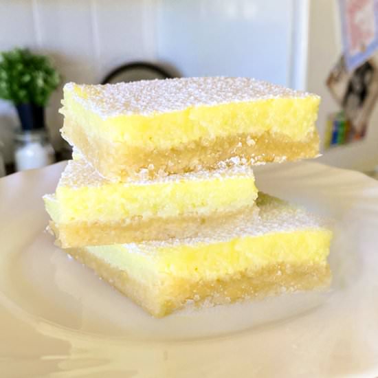 4 Ingredient LEMON BARS