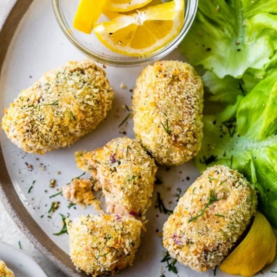 Tuna Croquettes (Baked or AirFryer)