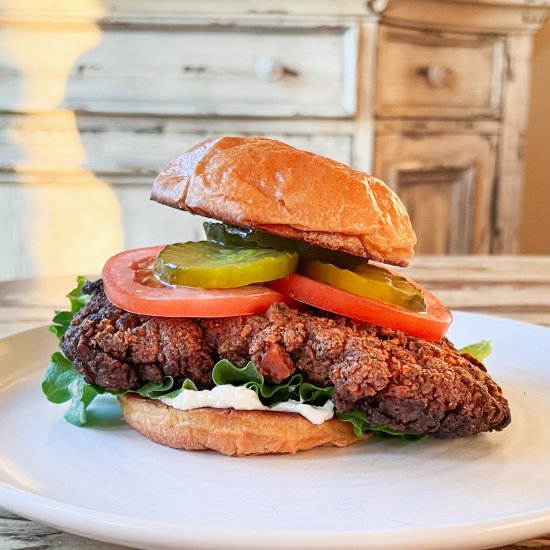 Breaded Pork Tenderloin Sandwich