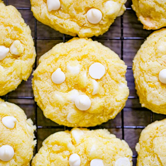 White Chocolate Chip Lemon Cookies