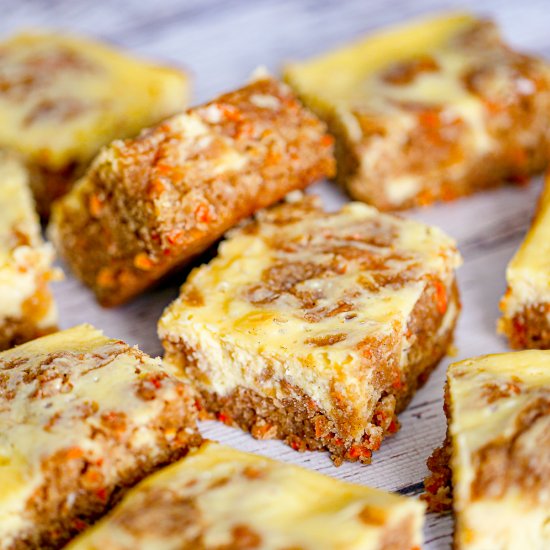 Carrot Cake Cream Cheese Bars