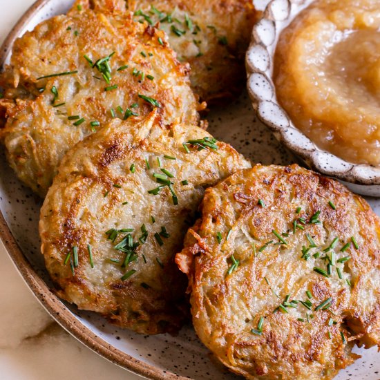 Gluten-Free Vegan Potato Pancakes