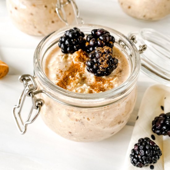 Cinnamon overnight oats