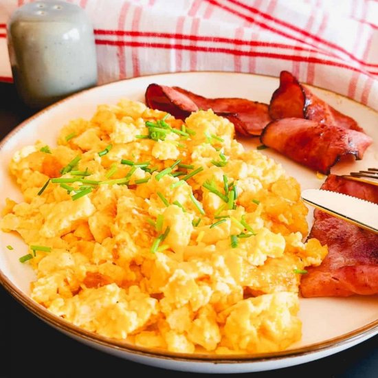 Air Fryer Scrambled Eggs