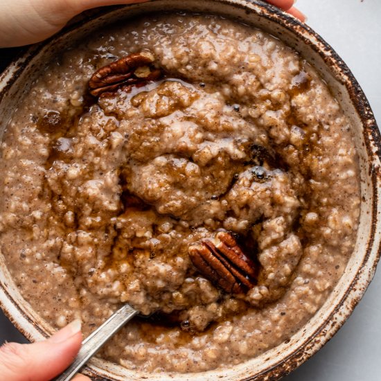 Maple Brown Sugar Oatmeal