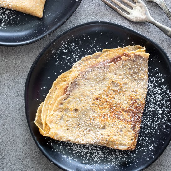 Spelt crepes