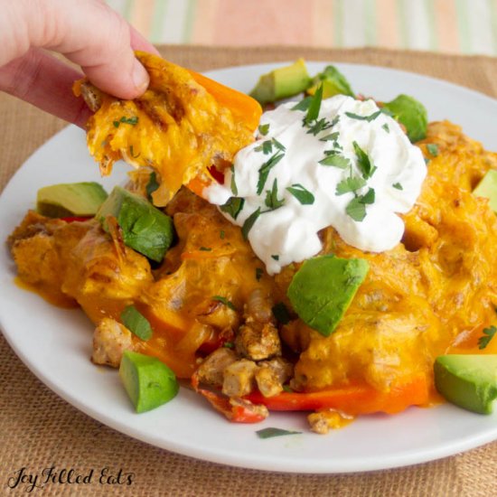 Chicken Fajita Nachos