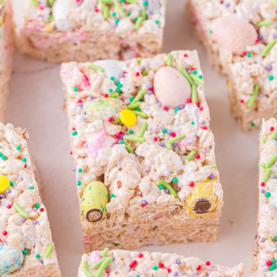 Leftover Easter Candy Rice Krispies