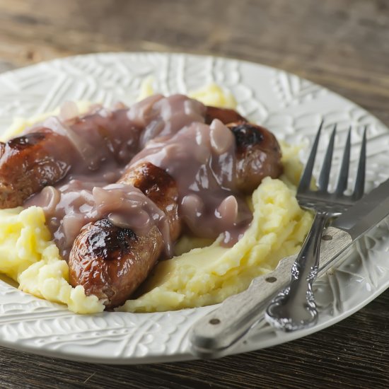 Irish Bangers and Mash!