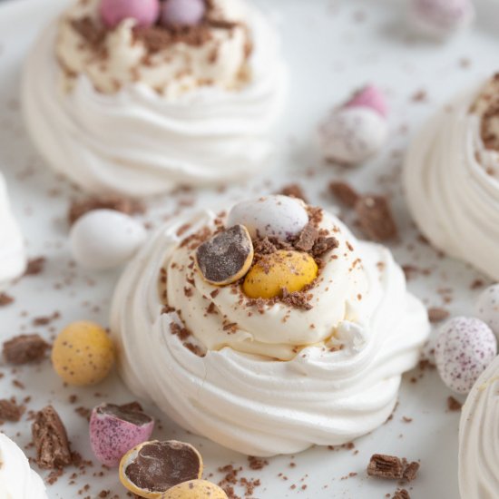 Easter Meringue Nests