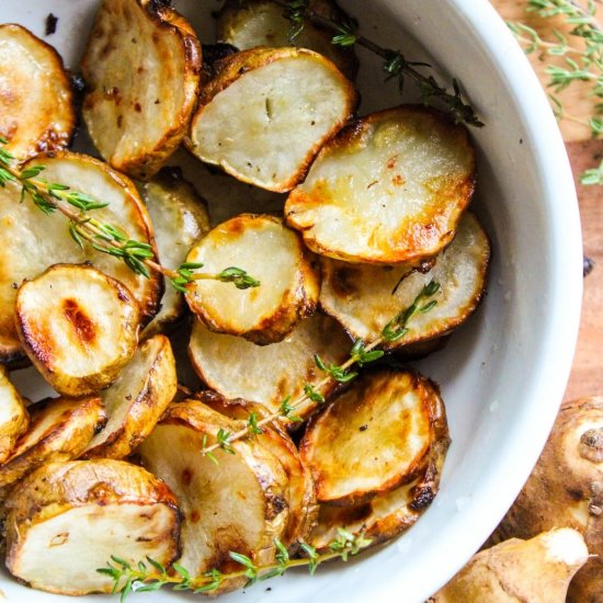 Roasted Sunchokes with Thyme