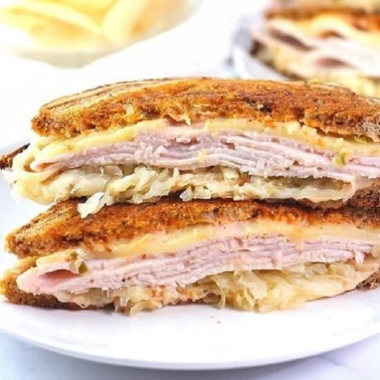 turkey reuben sandwiches