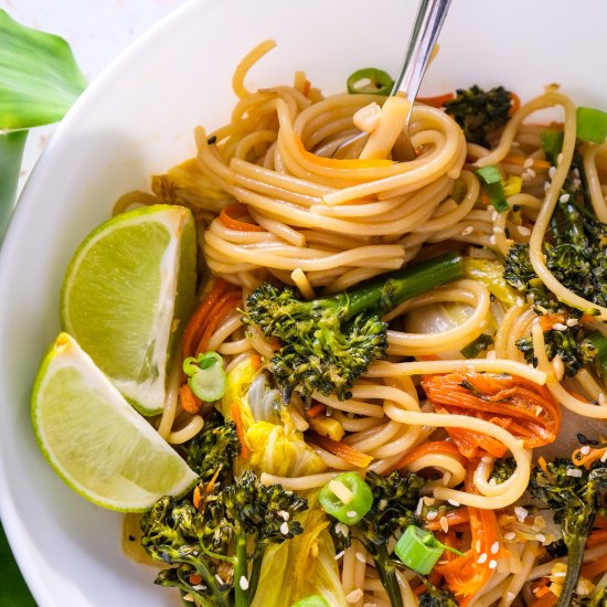 Healthy Vegan Pad Thai