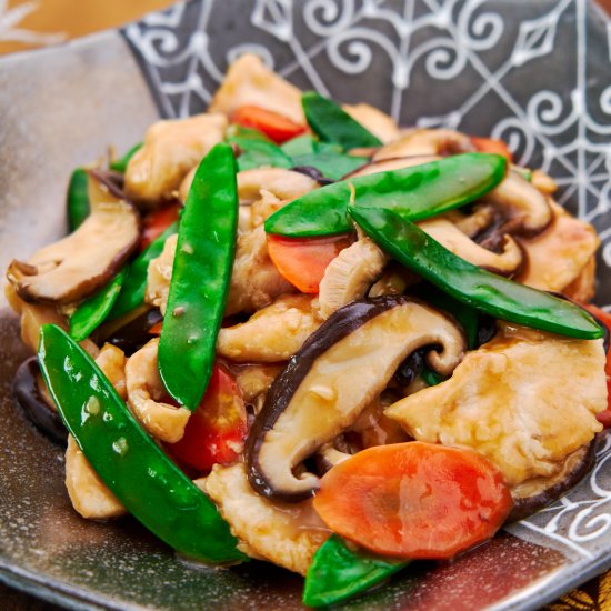 Chicken & Mushroom Stir Fry