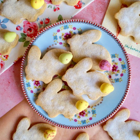 easter bunny shortbreads