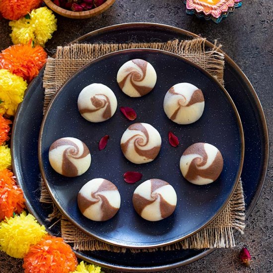 Chocolate Swirled Peda